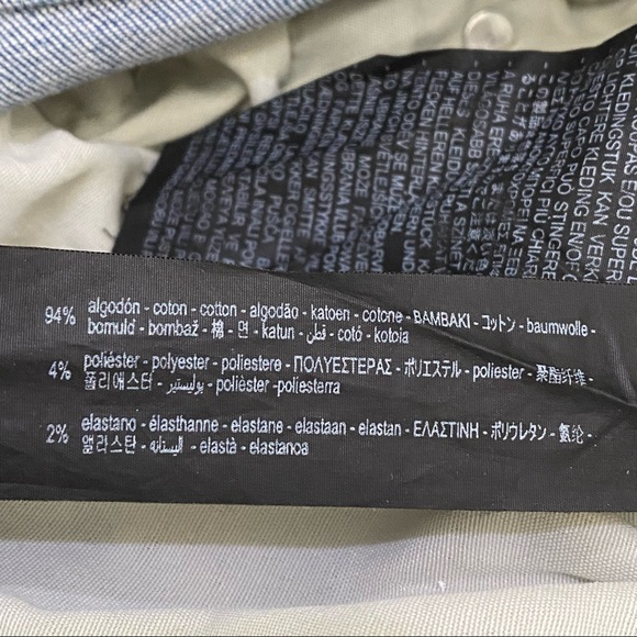 Zara The Multi Damages Skinny in Azure Blue Size 12 - Picture 14 of 14